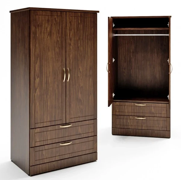 Dor-Val Wardrobe Double Door-2 Drawer (D48413) product image