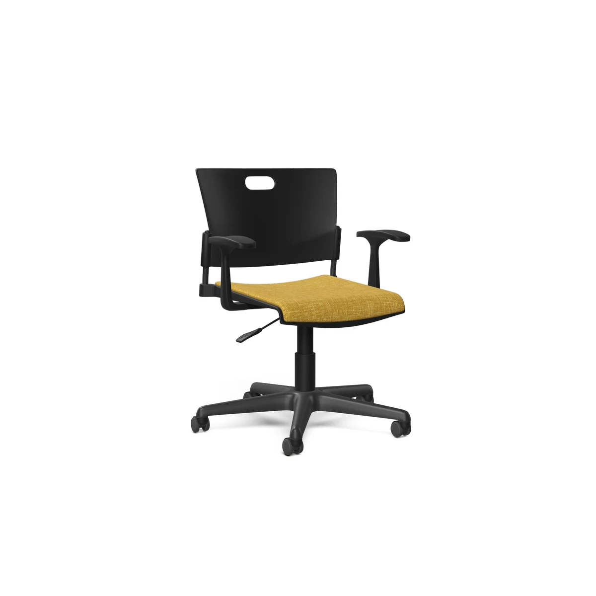 Nightingale Butterfly 800UFST task chair with arms and upholstered seat