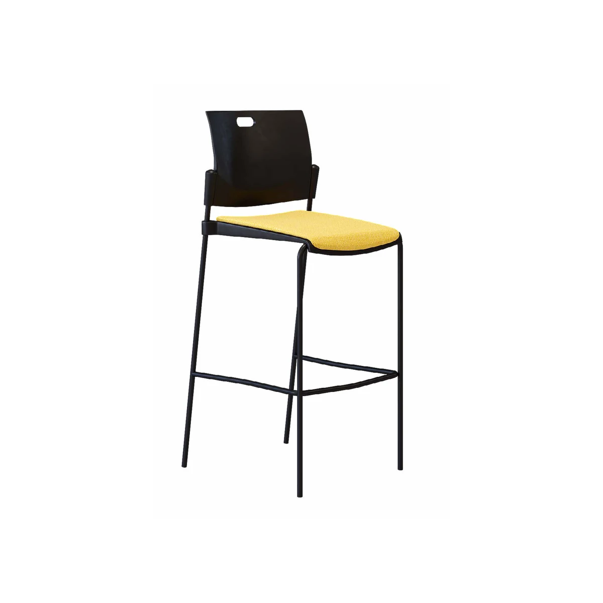 Nightingale Butterfly 809UFST armless drafting stool with upholstered seat