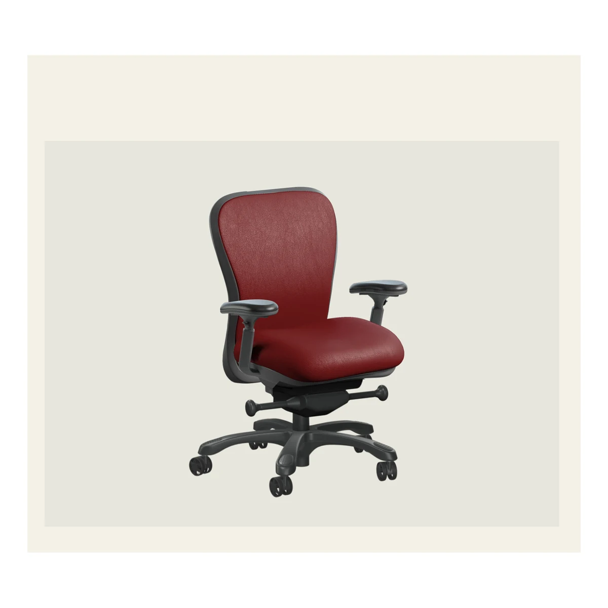 Nightingale CXO L6200 leather mid-back chair