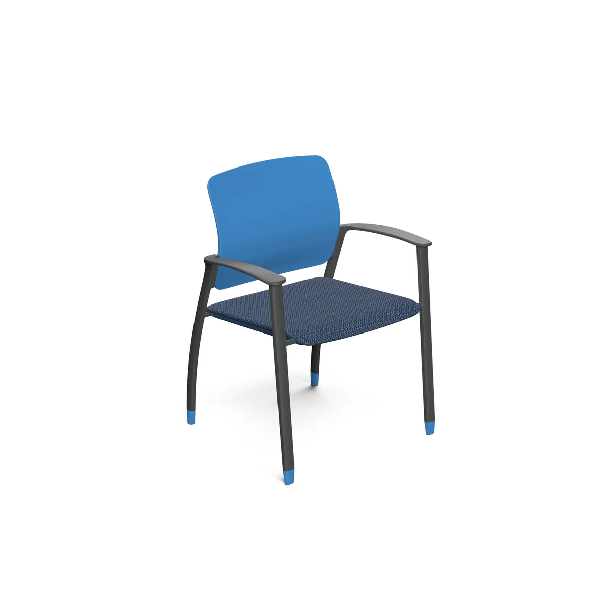 Nightingale Firefly II 200UST stacker with plastic back and upholstered seat
