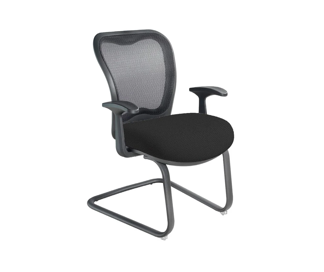 Nightingale LXO 6002 mid-back guest chair with sled base