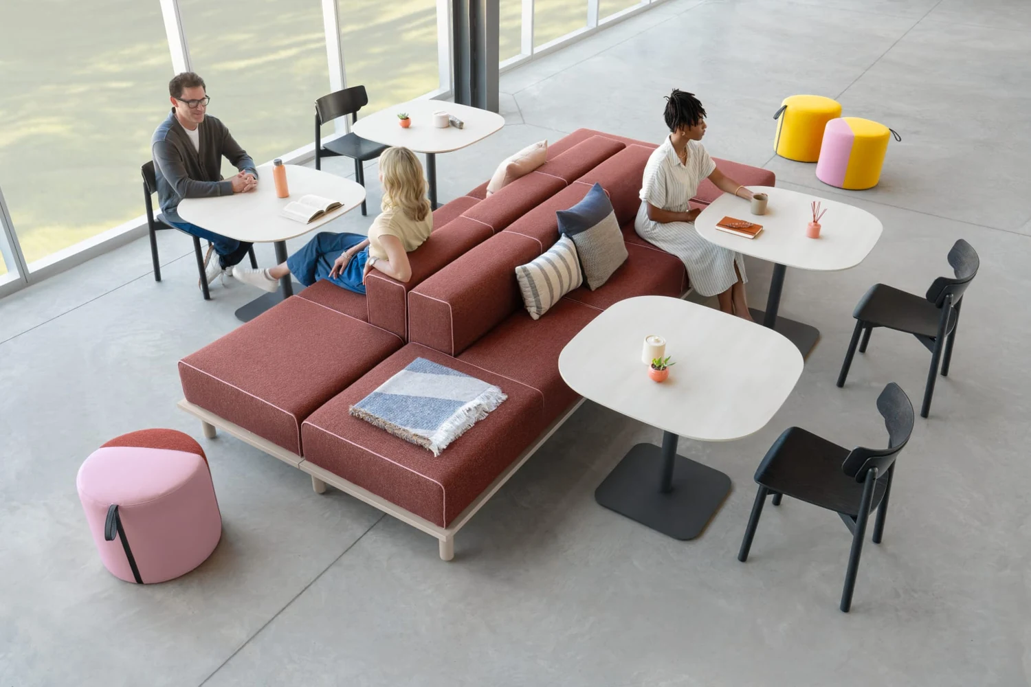 Rise - Non-Powered — official Allsteel Allsteel Rise Platform Lounge family image
